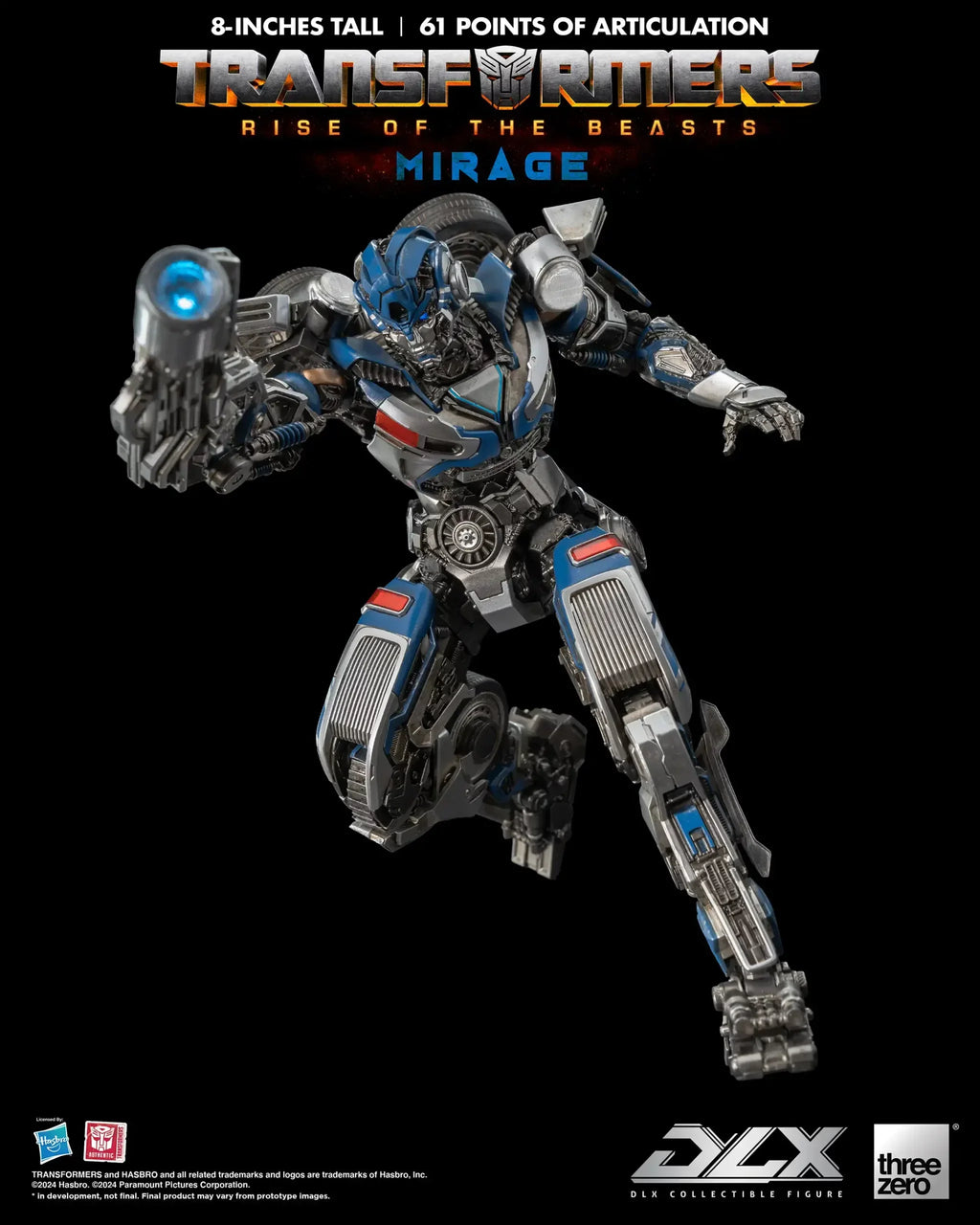 ThreeZero Transformers: Rise of the Beasts Mirage DLX Action Figure