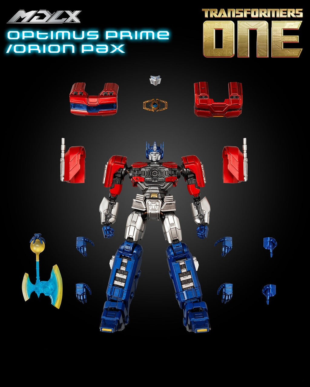 ThreeZero Transformers One Optimus Prime / Orion Pax MDLX Action Figure
