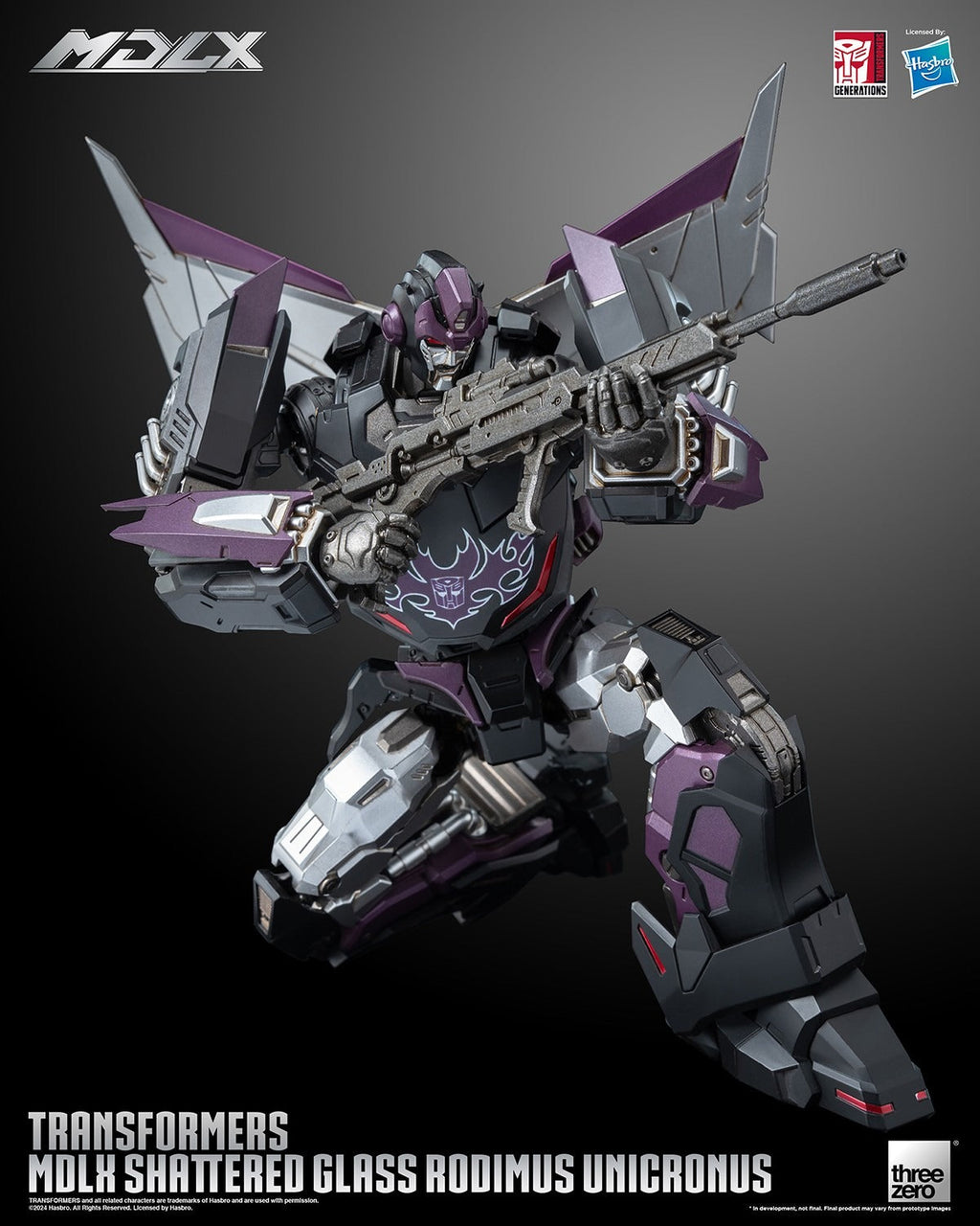 ThreeZero Transformers Shattered Glass Rodimus Unicronus MDLX Action Figure
