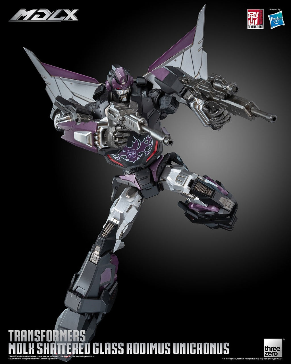 ThreeZero Transformers Shattered Glass Rodimus Unicronus MDLX Action Figure