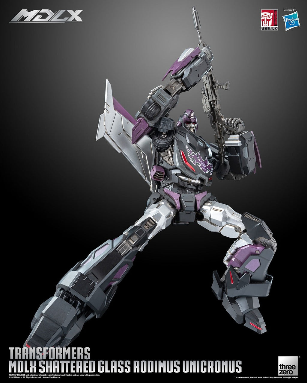 ThreeZero Transformers Shattered Glass Rodimus Unicronus MDLX Action Figure