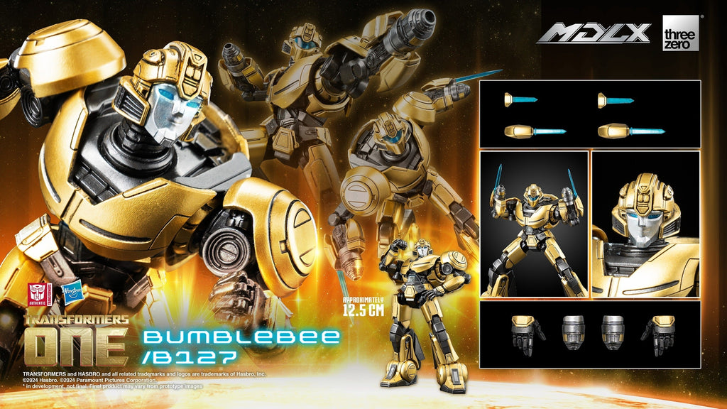 ThreeZero Transformers One Bumblebee / B127 MDLX Action Figure