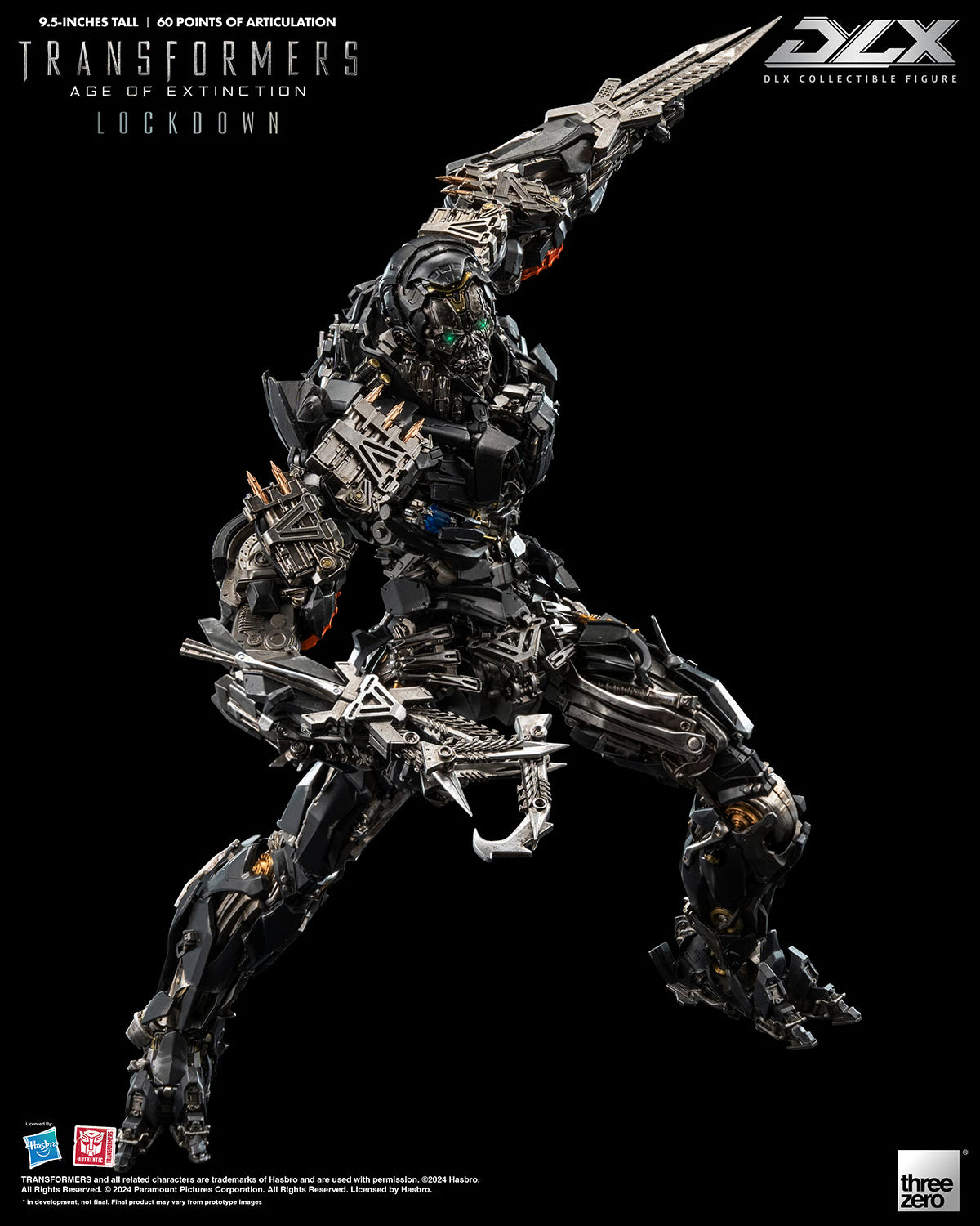 ThreeZero DLX Transformers: Age of Extinction Lockdown Action Figure