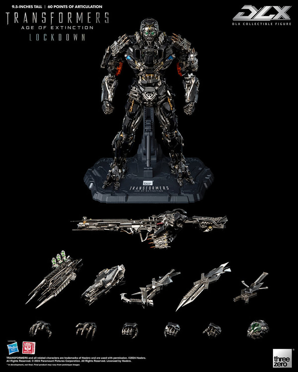 ThreeZero DLX Transformers: Age of Extinction Lockdown Action Figure