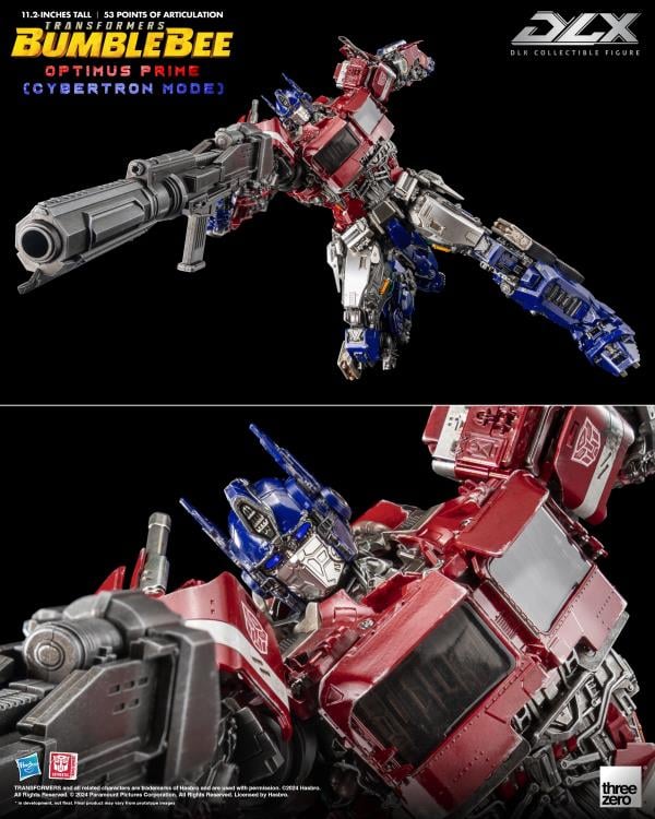 ThreeZero Transformers Bumblebee Optimus Prime (Cybertron Mode) DLX Action Figure