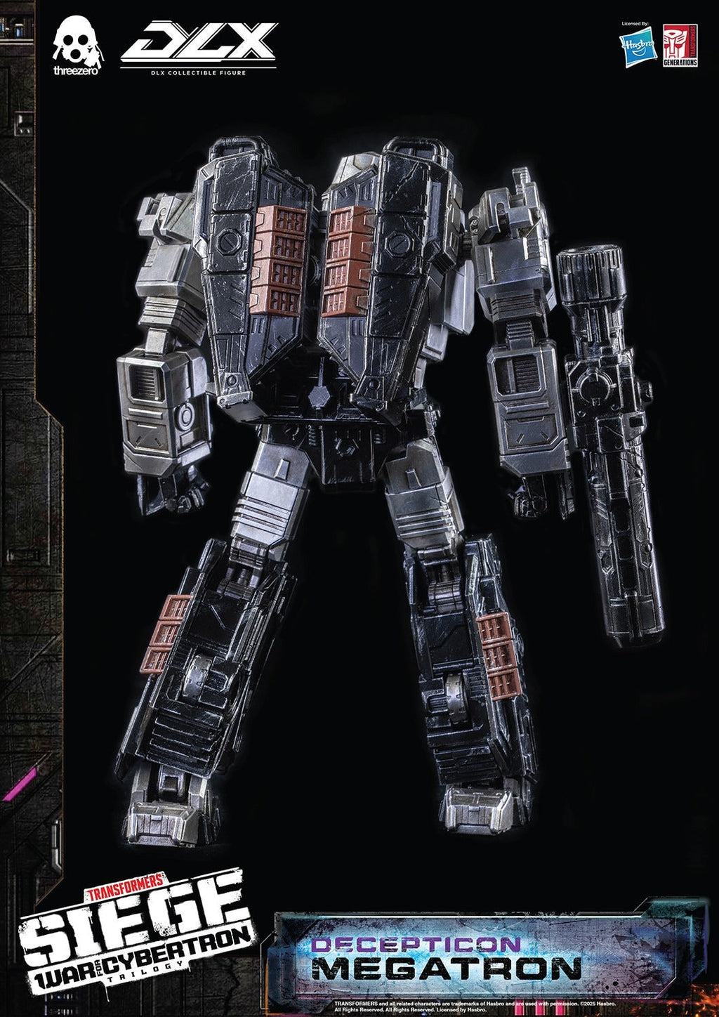 ThreeZero Transformers War for Cybertron Trilogy Megatron DLX Scale Figure