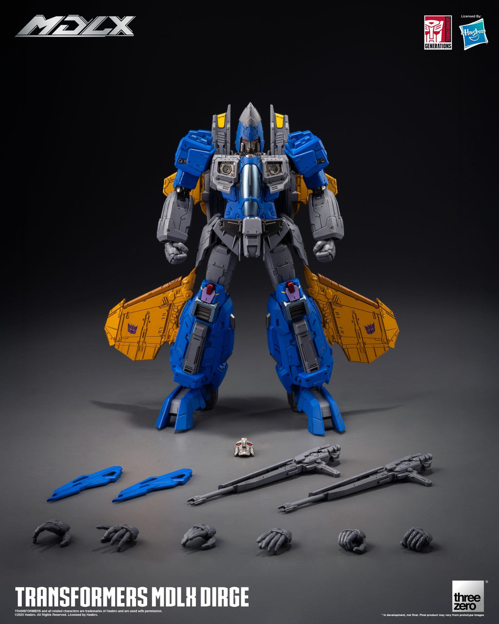 ThreeZero Transformers Dirge MDLX Action Figure