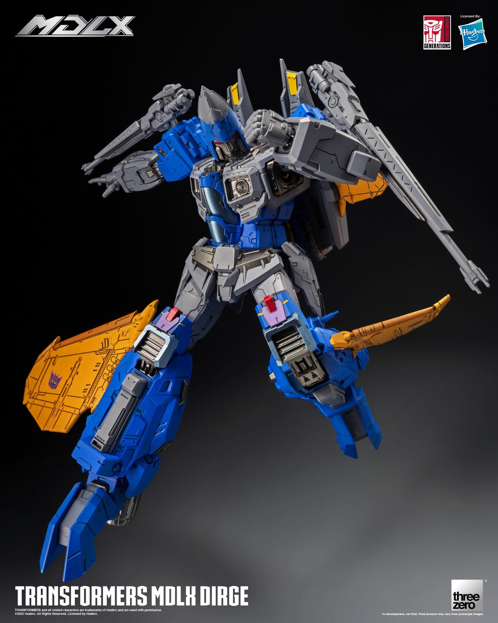 ThreeZero Transformers Dirge MDLX Action Figure