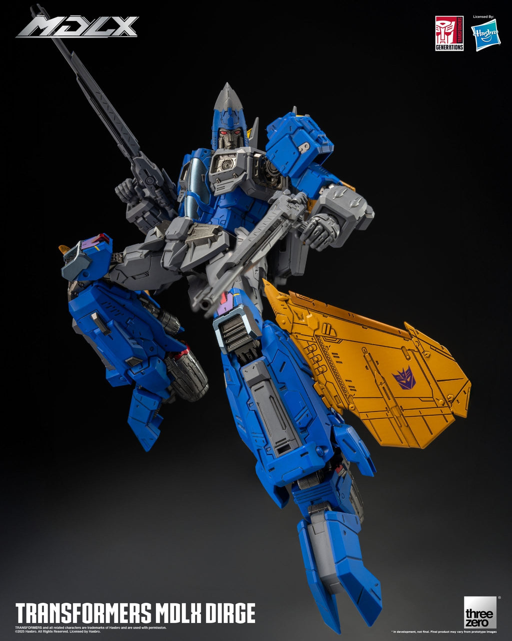 ThreeZero Transformers Dirge MDLX Action Figure