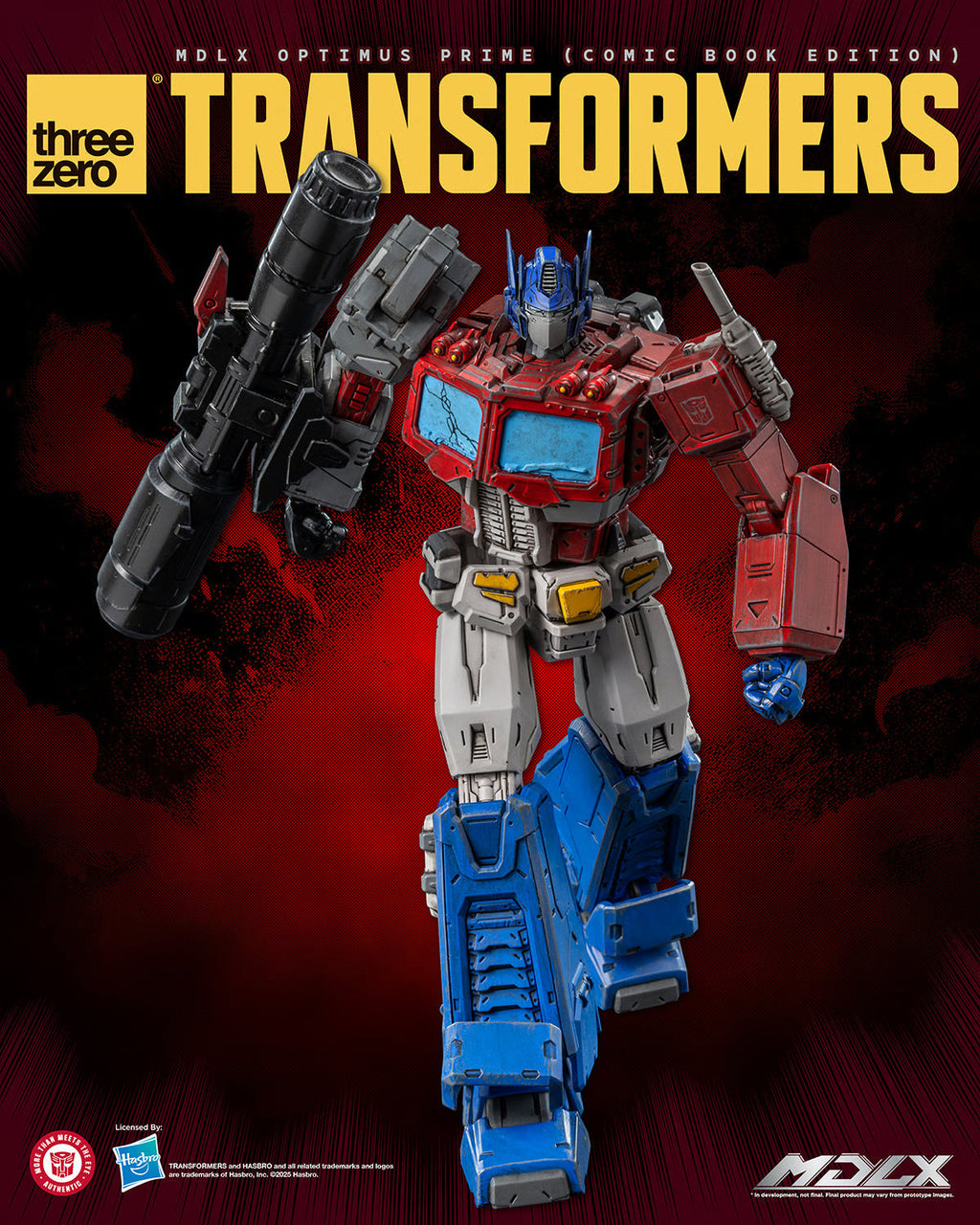 ThreeZero MDLX Transformers Optimus Prime (Comic Book Edition) Action Figure