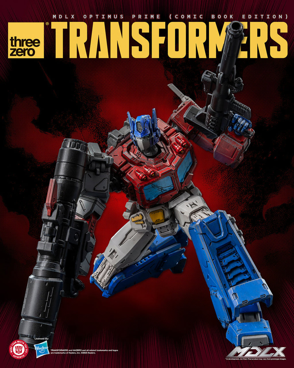 ThreeZero MDLX Transformers Optimus Prime (Comic Book Edition) Action Figure