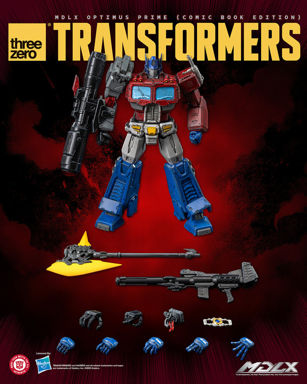 ThreeZero MDLX Transformers Optimus Prime (Comic Book Edition) Action Figure