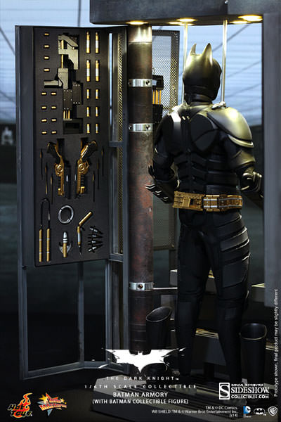 NO MAILER BOX - Hot Toys Batman Armory with Batman 12 Inch 1/6 Scale Action Figure MMS234