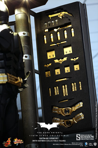 NO MAILER BOX - Hot Toys Batman Armory with Batman 12 Inch 1/6 Scale Action Figure MMS234