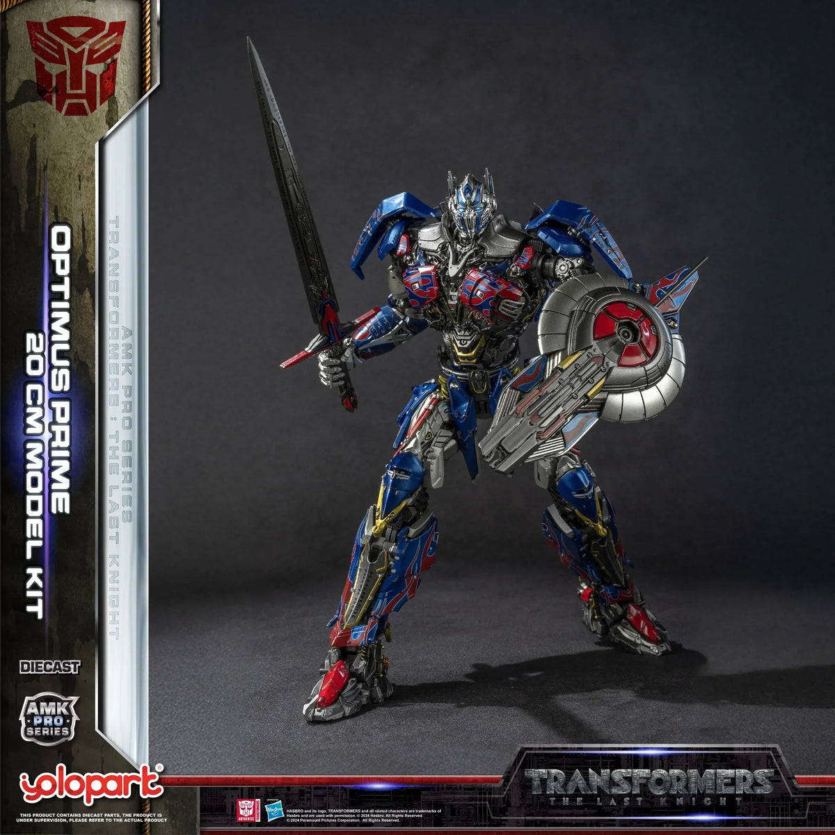 Yolopark Transformers AMK Pro Series Last Knight Optimus Prime Model Kit