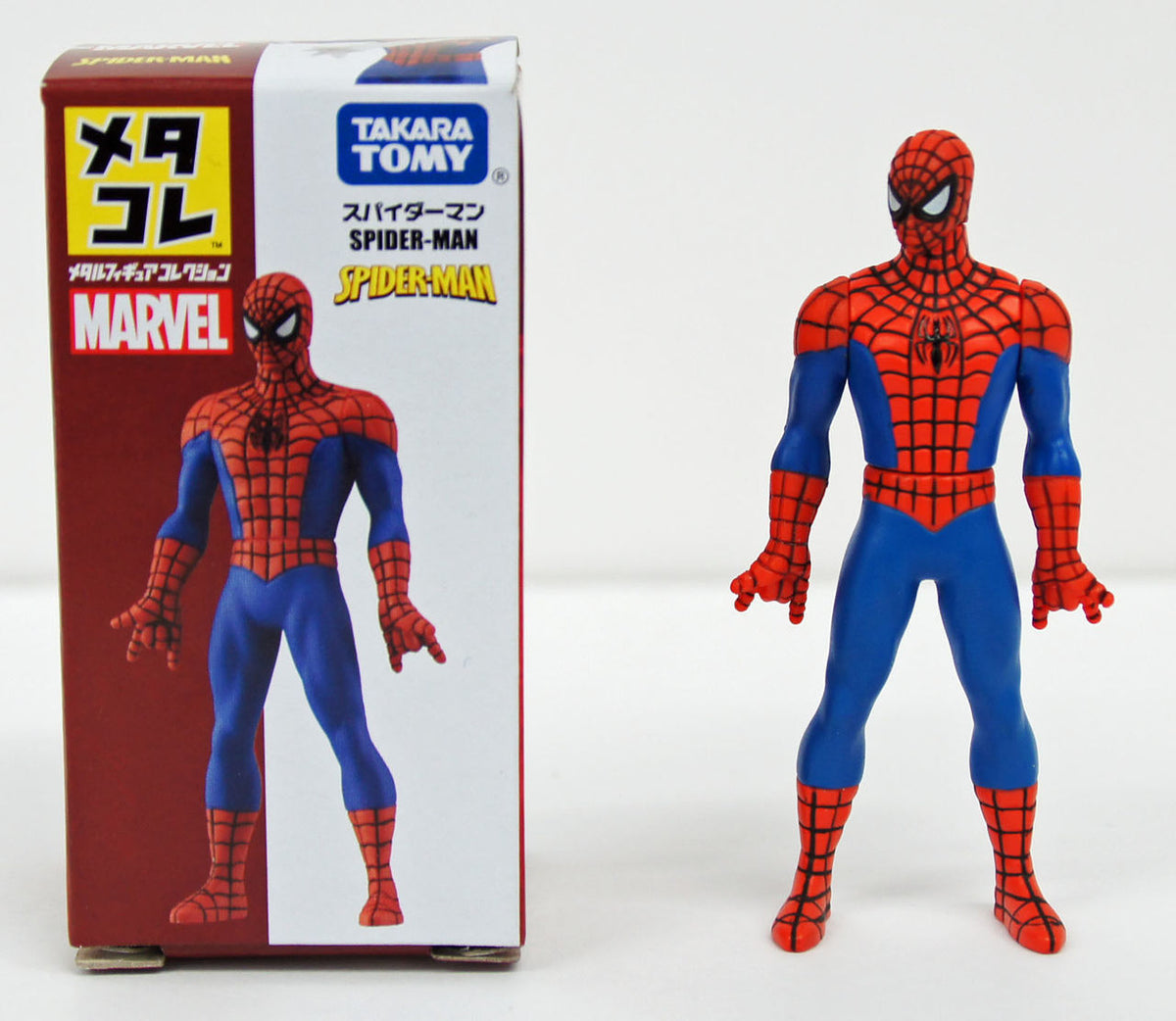 Takara Tomy Marvel Metakore Metal Figure Spiderman Action Figure