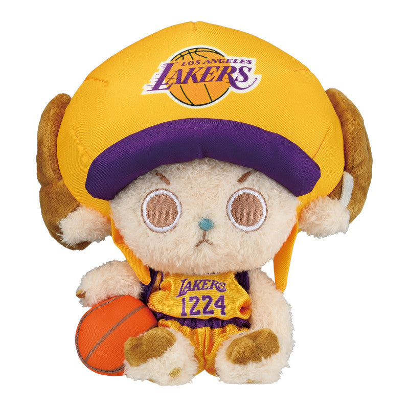 Bandai One Piece x NBA Choppers Plush (Los Angeles Lakers) Exclusive