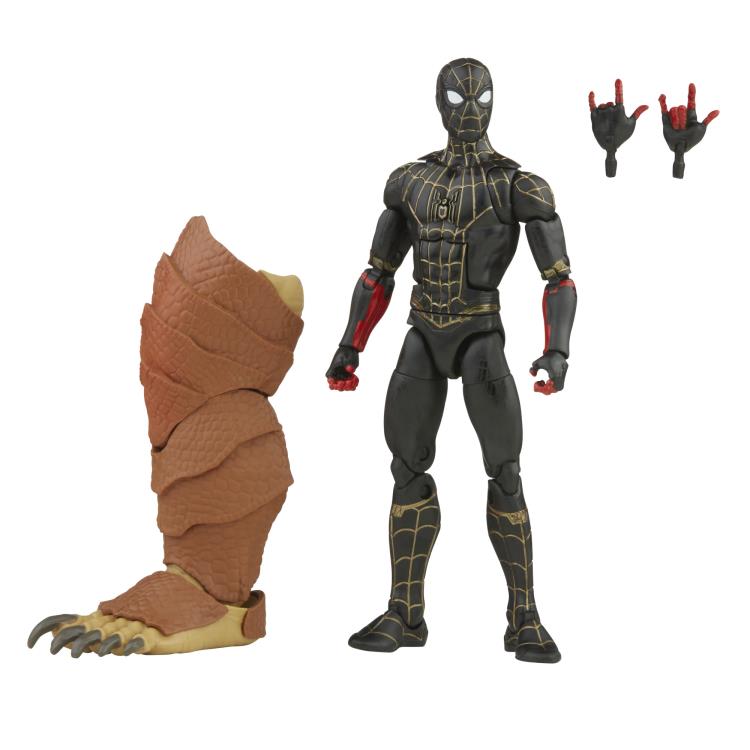 Marvel Legends Spider-Man: No Way Home Wave Black and Gold Suit Spider-Man (Marvel's Armadillo BAF)