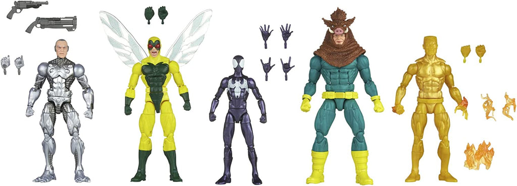 Marvel Legend Spider-Man vs Villains 5 Pack Action Figure Set