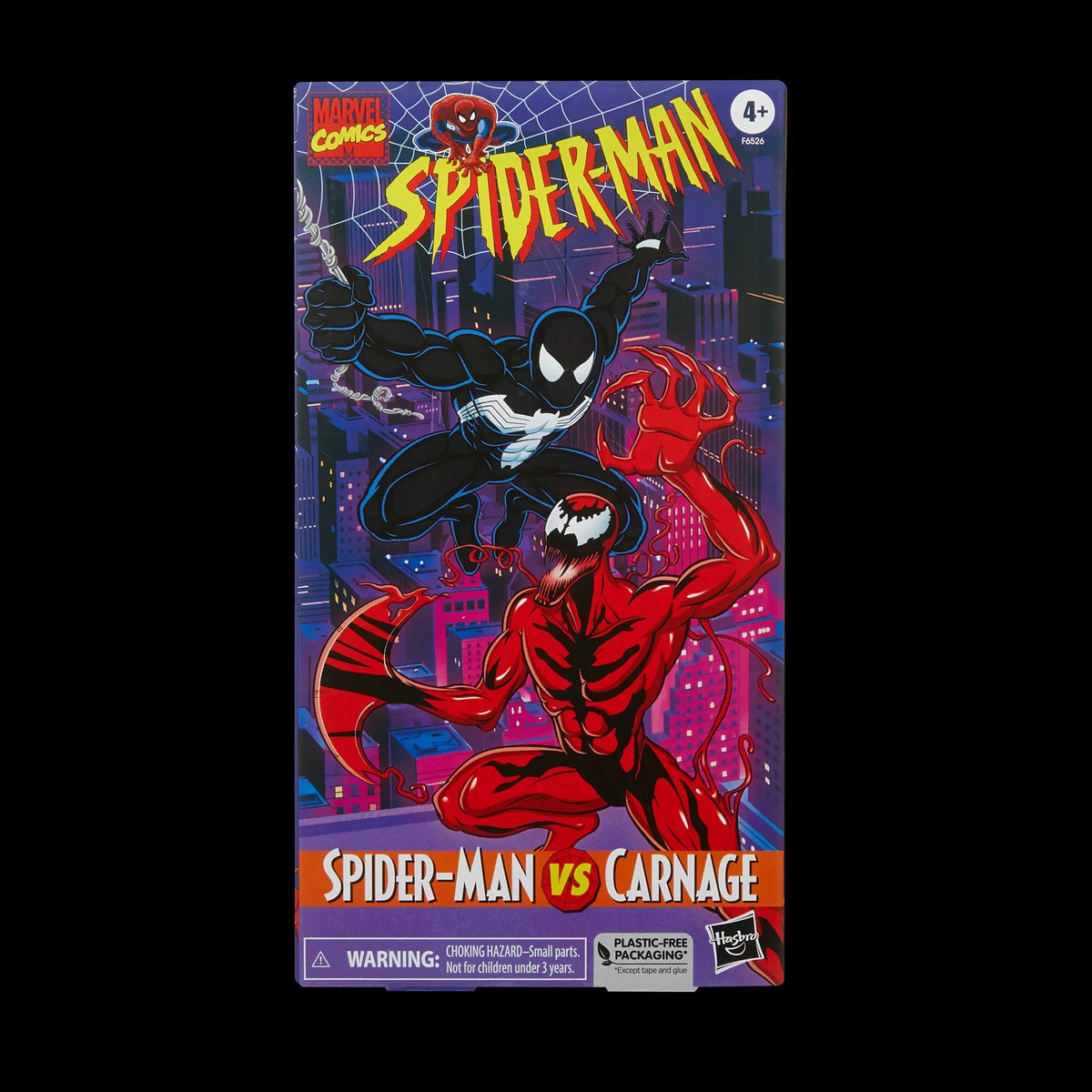 Marvel Legend VHS 90's Spider-Man Animated Series Spider-man and Carnage Action Figure