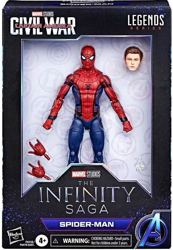 Marvel Legend Captain America: Civil War The Infinity Saga Spider-Man Action Figure