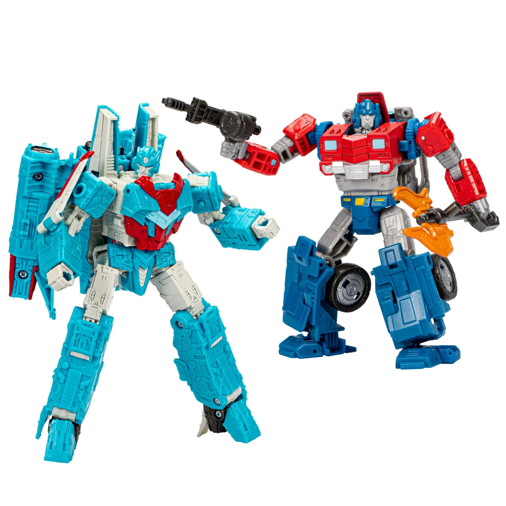 Transformers Legacy Evolution Humble Origins Senator Shockwave & Data Clerk Orion Pax 2-Pack Exclusive Action Figure