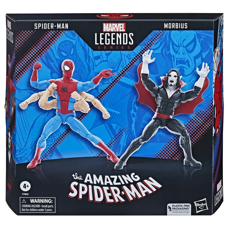 Marvel Legend the Amazing Spider-Man Spider-Man and Morbius 2 pack Action Figure