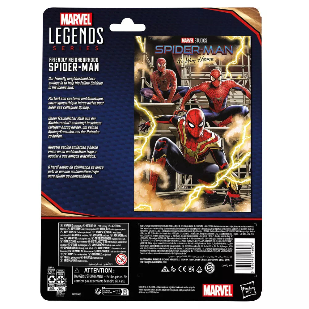 Marvel Legends Spider-Man No Way Home Friendly Neighborhood Tobey Maguire Action Figure