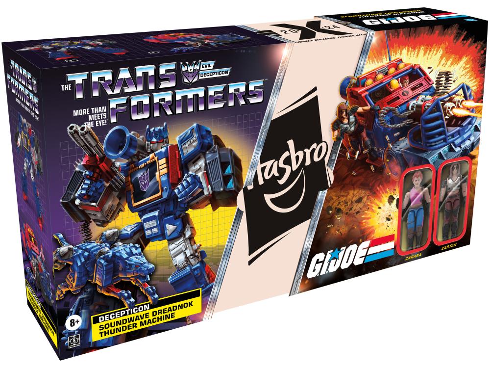 Hasbro Transformers x G.I. Joe Decepticon Soundwave Dreadnok Thunder Machine Action Figure