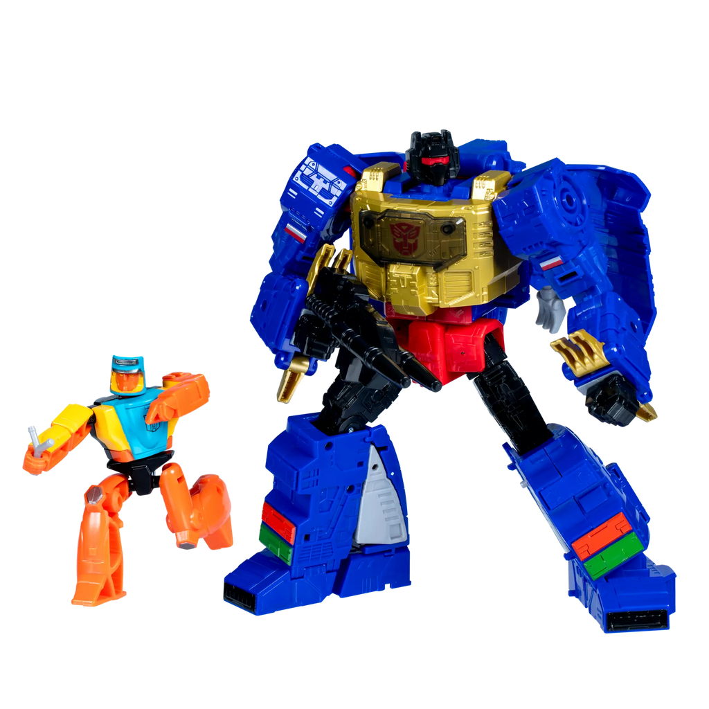 Transformers Age of the Primes Leader Class G2 Grimlock and Wheelie Action Figure