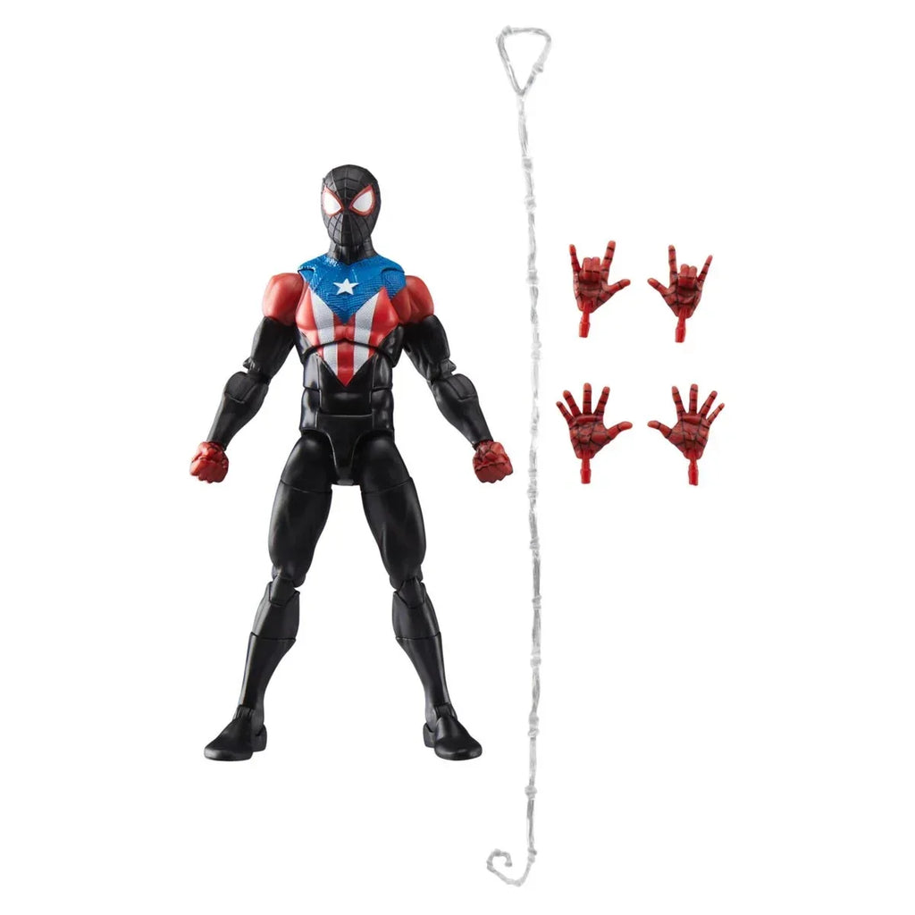 Marvel Legends Gamerverse Spider-Man 2 Miles Morales Boricua Suit Action Figure