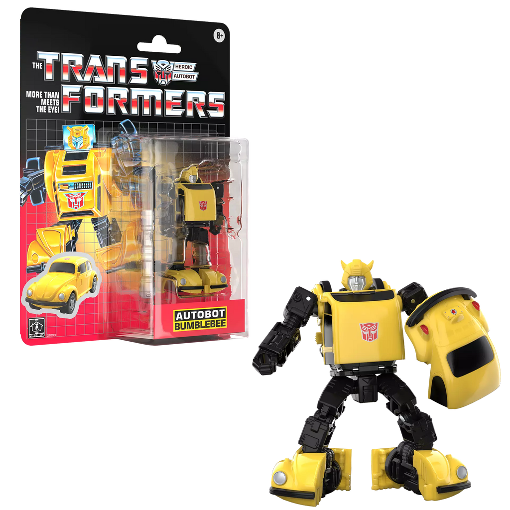 Transformers G1 Retro Carded Autobot Bumblebee Action Figure