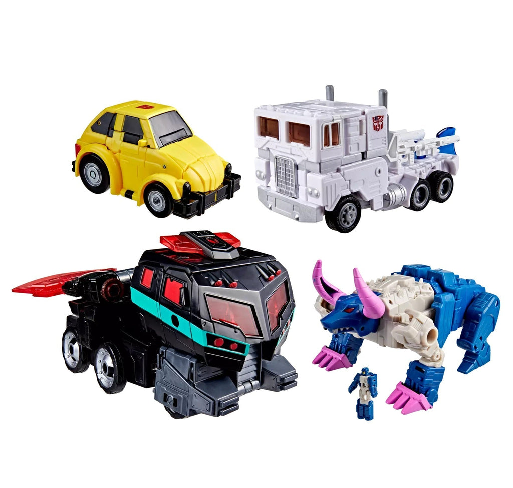 Transformers Age of the Primes Deluxe Class 4 Pack (Autobot Bumper, Ultra Magnus, Horri-Bull, Nemesis Prime) Action Figure