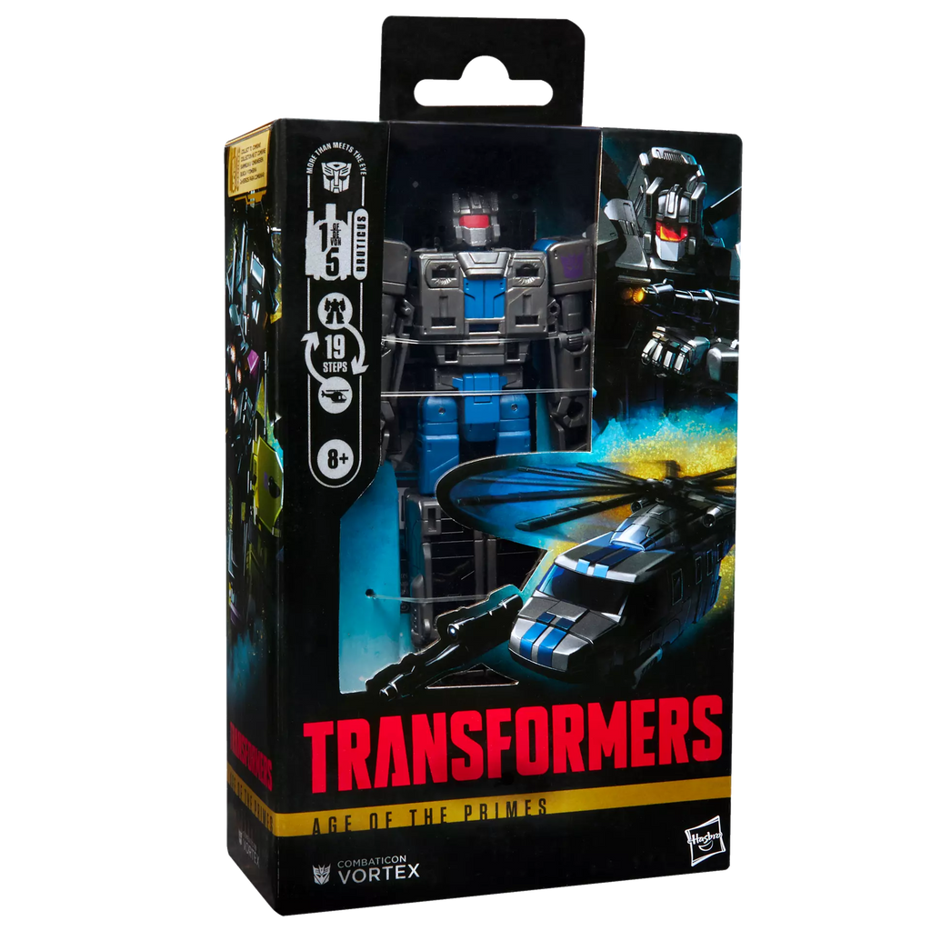 Transformers Age of the Primes Deluxe Class Combaticon Vortex Action Figure