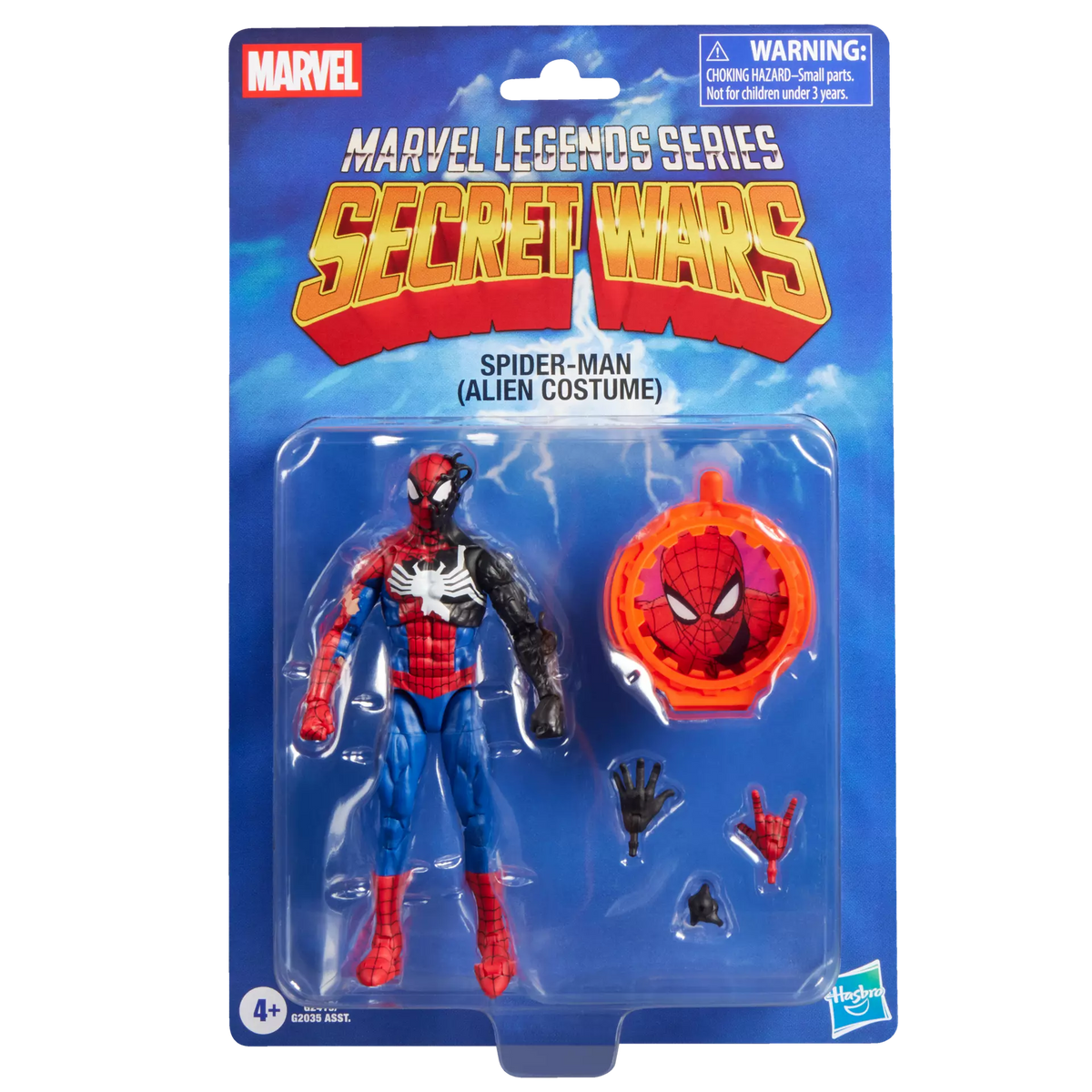 Marvel Legends Secret War Retro Spider-Man (Alien Costume) Action Figure