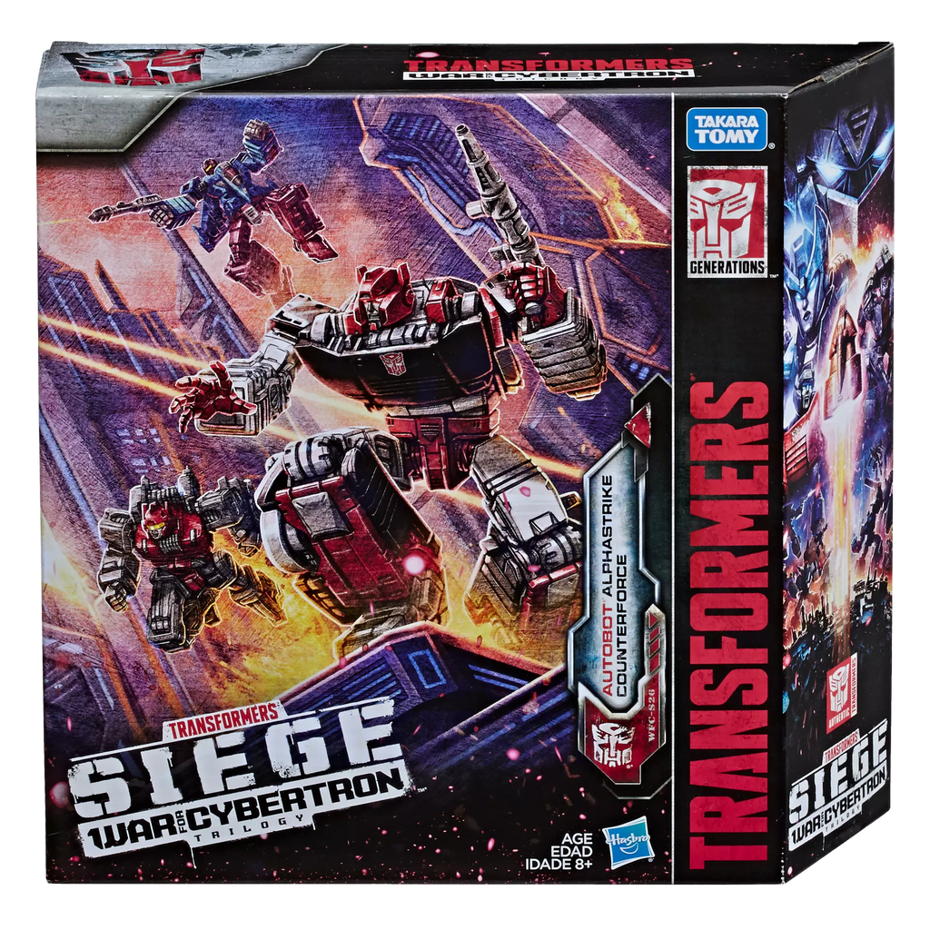 Transformers Generations War for Cybertron Siege Deluxe Autobot Alphastrike Counterforce 3 Pack (Slamdance, Trenchfoot, Raindance) Action Figure