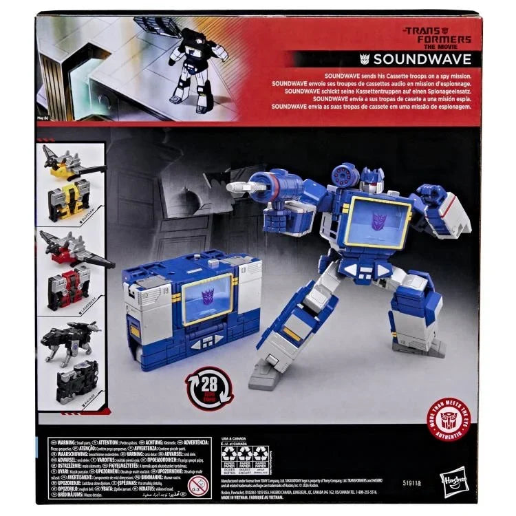 Pre-Sale Transformers Generations Studio Series The Transformers The Movie 86 Soundwave Action Figure