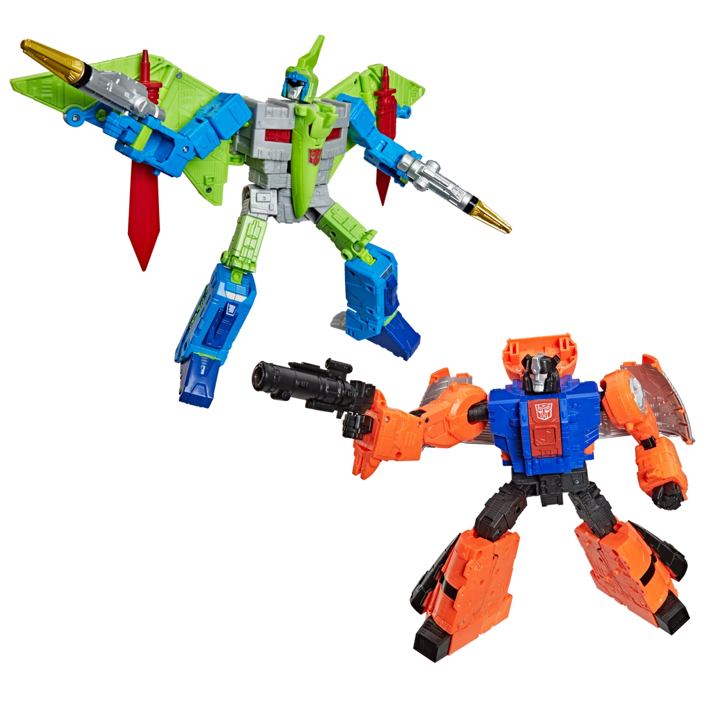 Transformers Age of the Primes Leader Class G2 Dinobot Swoop & G2 Dinobot Sludge 2 Pack Action Figure