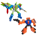 Transformers Age of the Primes Leader Class G2 Dinobot Swoop & G2 Dinobot Sludge 2 Pack Action Figure