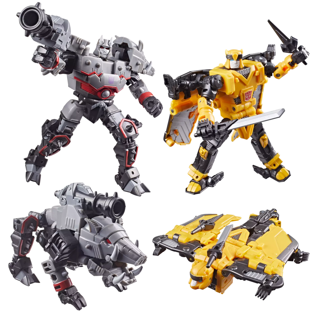 Transformers Timelines Comic Edition Bumblebee and Megatron Action Figure Exclusive