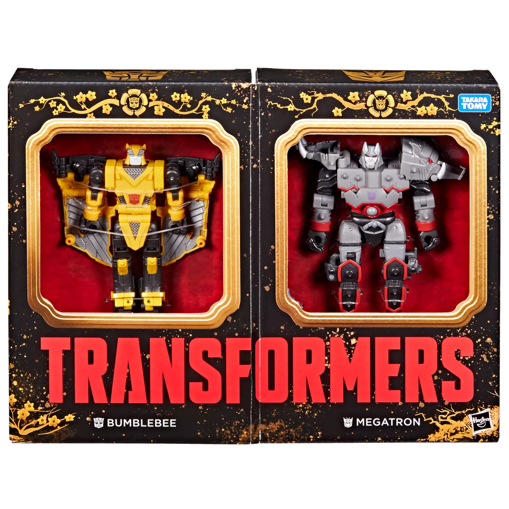 Transformers Timelines Comic Edition Bumblebee and Megatron Action Figure Exclusive