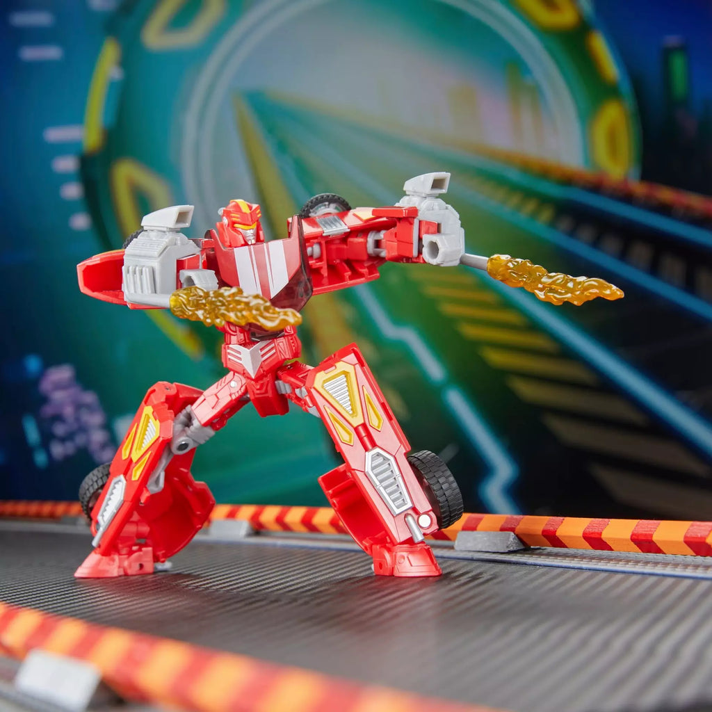 Transformers Collaborative Hot Wheels Twin Mill (Red) Action Figure