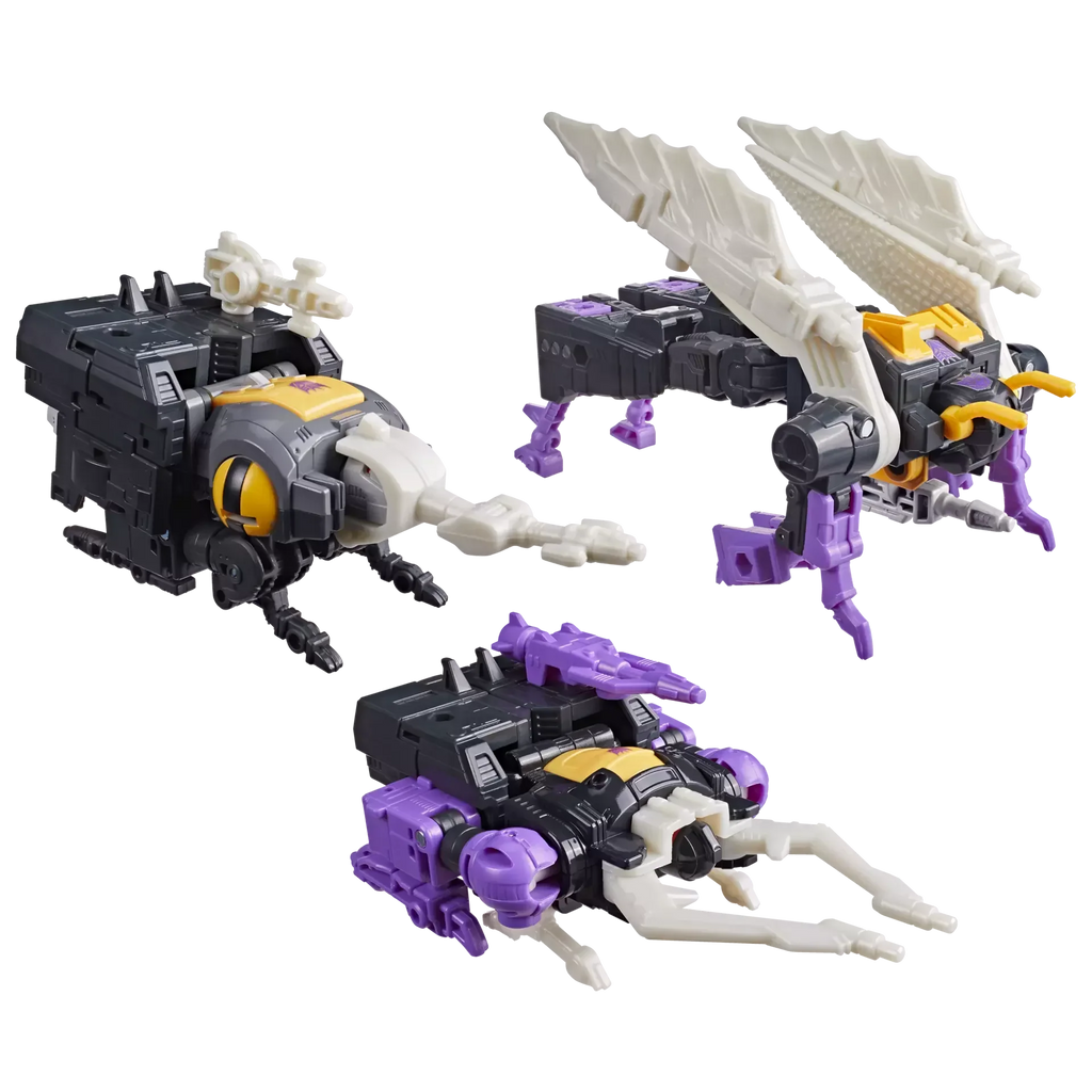 Transformers Studio Series MTMTE Collection Insecticon Bombshell, Kickback, and Shrapnel 3 Pack Action Figure Exclusive