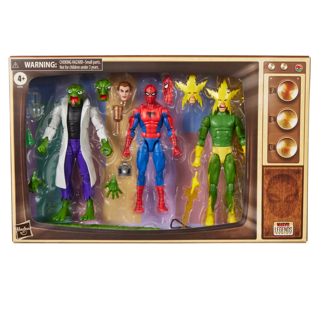 SDCC 2026 Marvel Legends Series Spider-Man, Marvel's Lizard, & Marvel's Electro Action Figure Exclusive