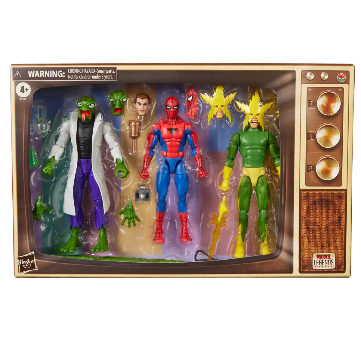 SDCC 2026 Marvel Legends Series Spider-Man, Marvel's Lizard, & Marvel's Electro Action Figure Exclusive
