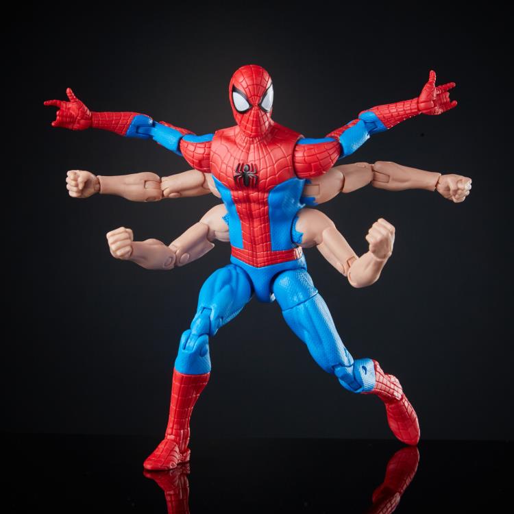 Marvel Legends Spiderman Series Six Arm Spider-Man Kingpin BAF