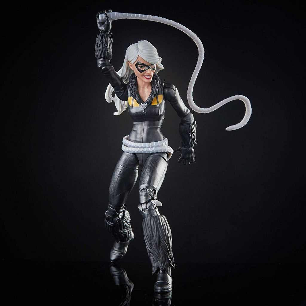 Marvel Legends Spiderman Series Black Cat Kingpin BAF
