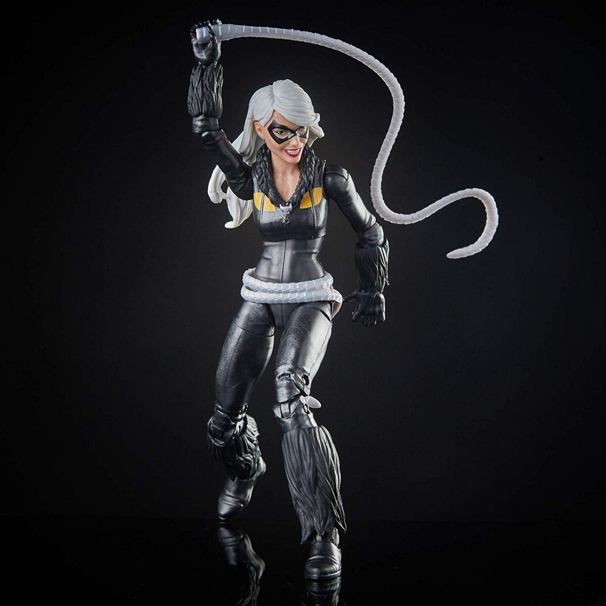 Marvel Legends Spiderman Series Black Cat Kingpin BAF