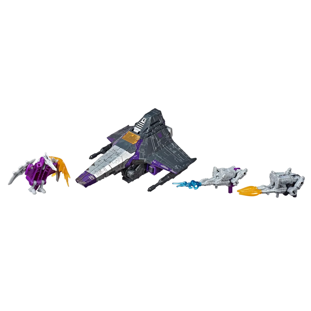 Transformers Generations War For Cybertron: Siege Voyager Decepticon Skywarp Phantomstrike Squadron 4 Pack Final Strike Action Figure WFC-S27