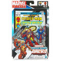 Marvel Universe Comics Greatest Battles Spiderman vs Captain Britain 3.75 inch Comic Book 2 Pack